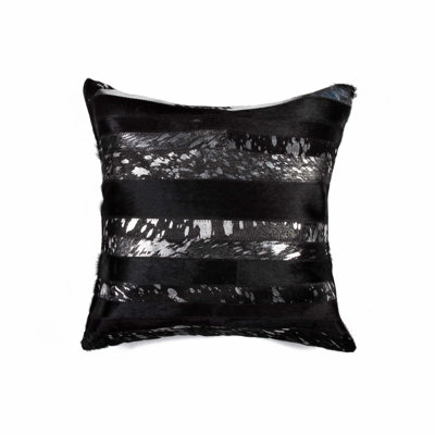 Coussin 18 "en peau de vache abstraite