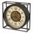 Kayden Traditional Analog Metal Quartz Movement / Crystal Tabletop Clock in Black/Antique Gold