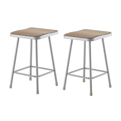 Heavy Duty Steel Stool by National Public Seating