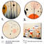 «Colorful Mid Century Minimalist Oasis VII», reproduction d'art sur toile-358879010-358879009
