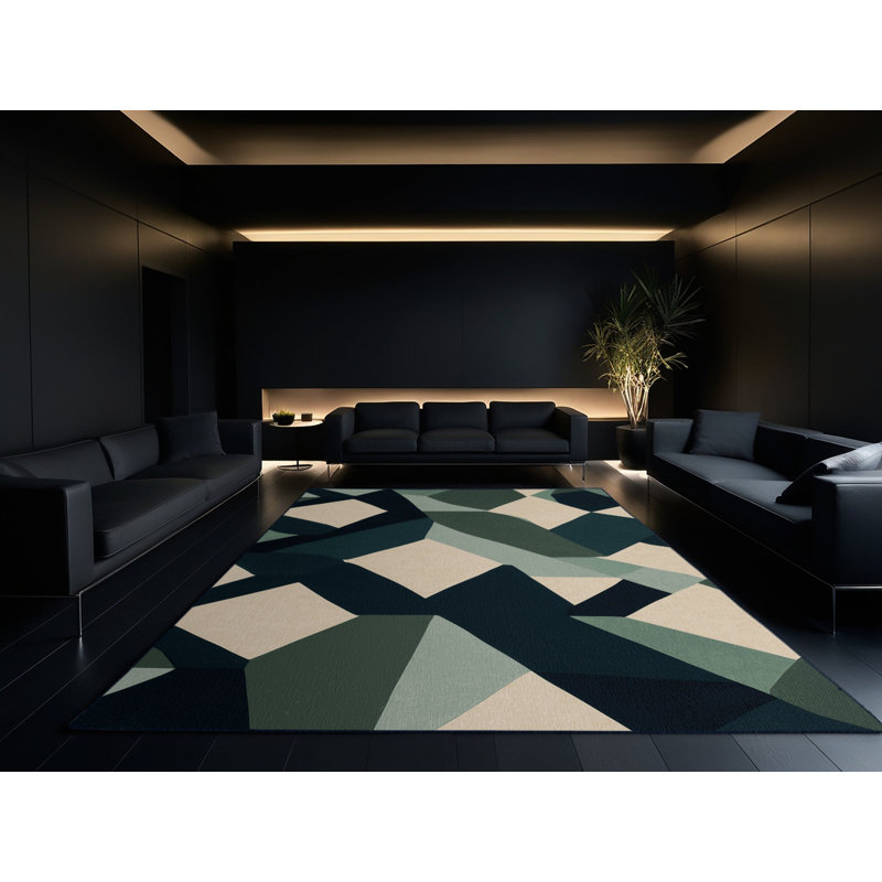 Nebula Arch Rug, Square 5'