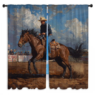 Rideaux de fenêtre Cowboy Rideo