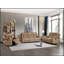 Causeuse inclinable en tissu de microfibre Global United avec support lombaire intégré et structure durable-2144406958