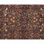 Tapis rectangulaire en laine noué à la main