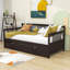 Lit de jour en bois avec lit gigogne Pearces-98209113-98209109