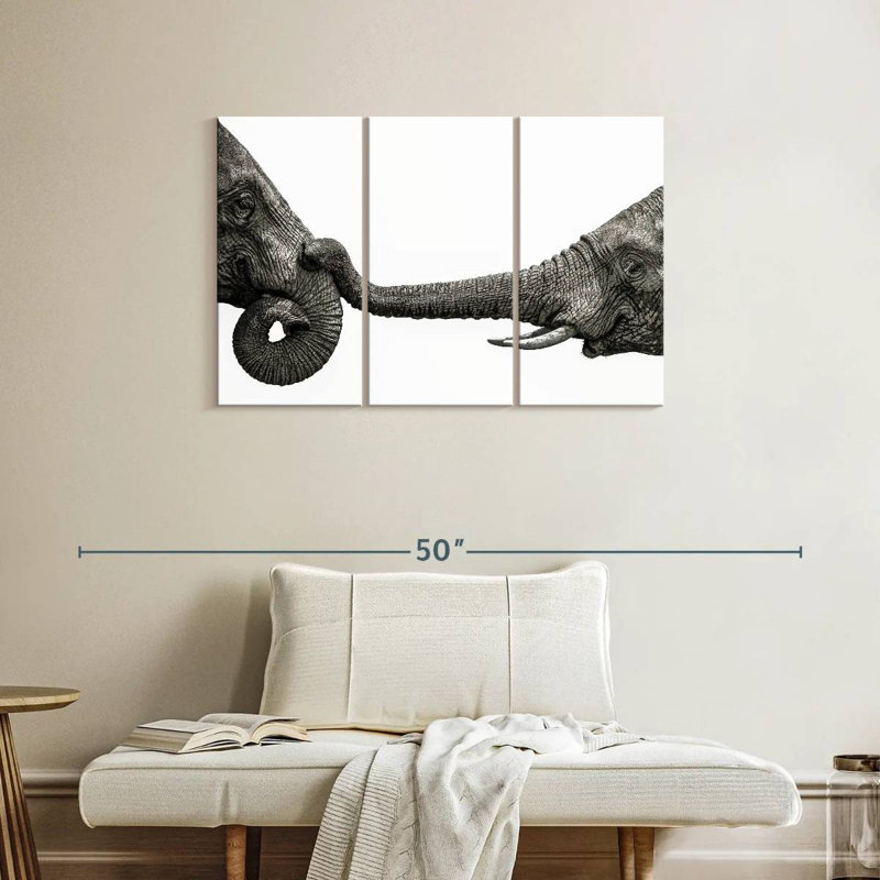 Elephant Hello, 24" H x 38" W
