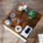 Wood Top Coffee Table With Hidden Compartments-847561746