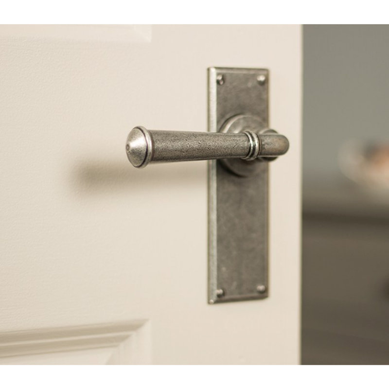 Regency Dummy Door Handle Kit, Pewter Patina