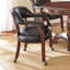 Fauteuil à accoudoirs en bois massif Alandria-21580662