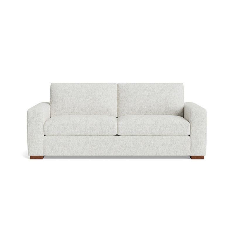 Couch Potato Sofa (85"), Performance Weave - Snow