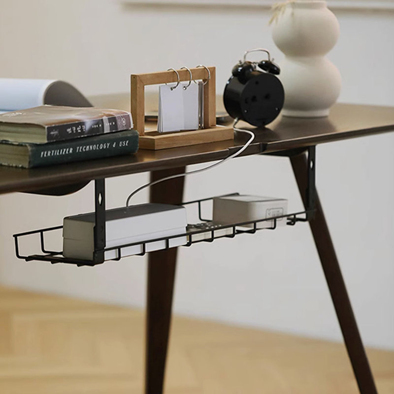 Modern style minimalist desk, 29.53" H x 62.99" W x 31.5" D
