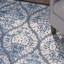 Tapis bleu / crème Parsons-21588633