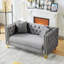 Canapé Chesterfield, canapé capitonné, tête de clou pour le salon, la chambre à coucher, le bureau-1347335950-1347335959-1347335953