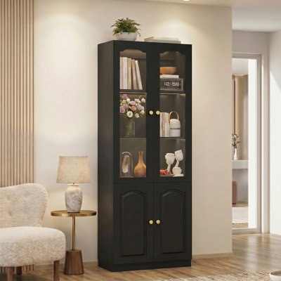 Garde-robe avec porte en verre