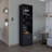Ywain Tall Wine Bar Cabinet With 5-Tier Shelves-1449047889