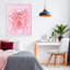 Giclée féminine encadrée flottante, signée Ziwei Li-1210400808-1210400809