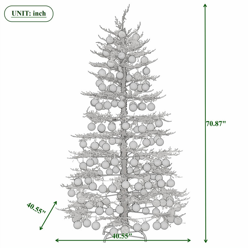 70.87' H Fir Christmas Tree