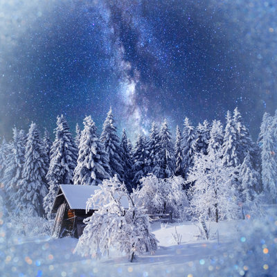 Fantastic Winter Landscape by Standret - Wrapped Canvas Print