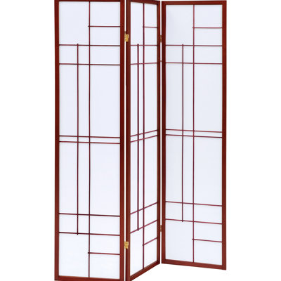 Pièce blanche et brune à 3 panneaux avec cadre, design élégant et fonctionnel, largeur de 52 pouces pour le pin