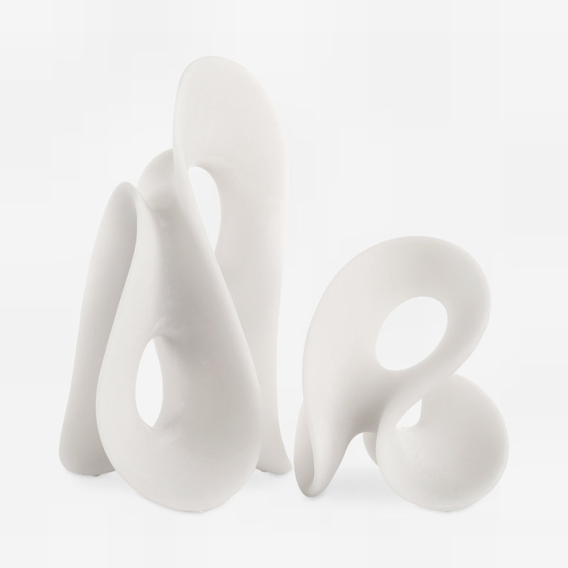Ensemble de sculptures blanches Ilionora