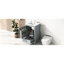 Meuble-lavabo de 20 pouces avec lavabo, gris, conception autoportante moderne, finition peinte simple, porte à fermeture douce, un tiroir, rangement à deux niveaux, tableau, lavabo en céramique de style gris 20 po, autoportant,