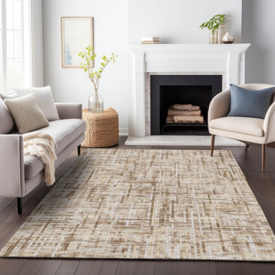 Tapis à rayures intérieur / extérieur lavable à la machine Colman ACN2130