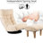Reclining Chair For Study Breaks - Adjustable Japanese Lazy With 3D Decompression, Ergonomic Bump Cushion, Metal & Wood Filler Balcony Style Decompression Engineering, Memory Elastic Sponge, Filler,