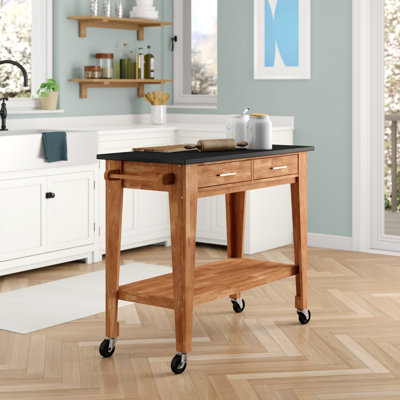 Valora Granite Top Kitchen Cart