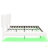 Boucle Floating Bed With Light,Queen-700096298