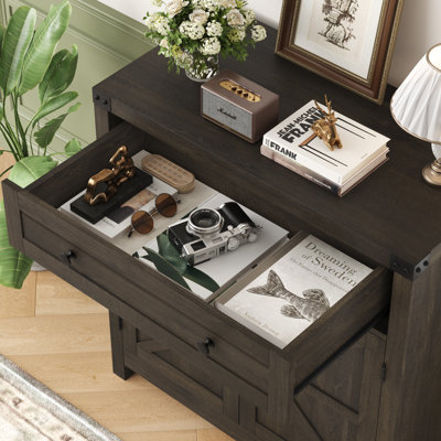 Allencoe 29.9'' W 2-Door Manufactured Wood Accent Cabinet