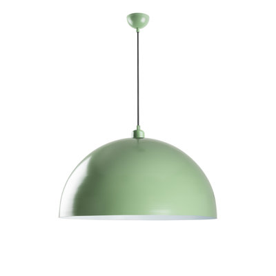Elegant Mint Chandelier with Adjustable Height, Metal Body, Ø23.6 x 13.8 inches | Base Plate Ø3.9 x 2.8 inches | Max 40W E27 Socket (Bulb Not Included) | Stylish Lighting for Living Room, Dining Room & Entryway