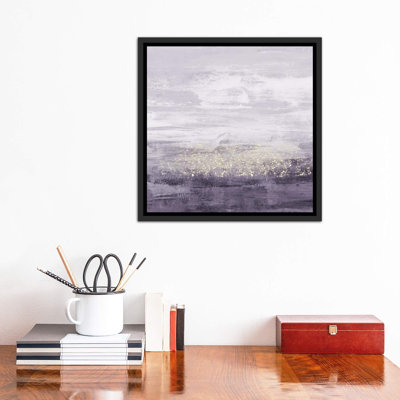 «Amethyst Glitter II» par Jennifer Goldberger, reproduction d'art sur toile tendue