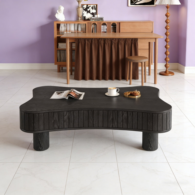 August Grove Fluted Panel Lift Top Coffee Tables For Living Room ...