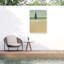 Bolologic parasol vert sur toile-98095347