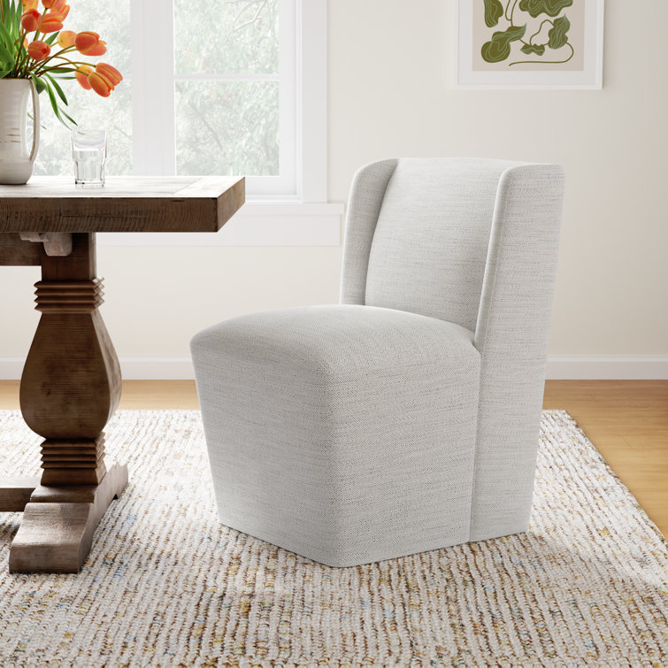 Ardeth Polyester Blend Side Chair With Caster