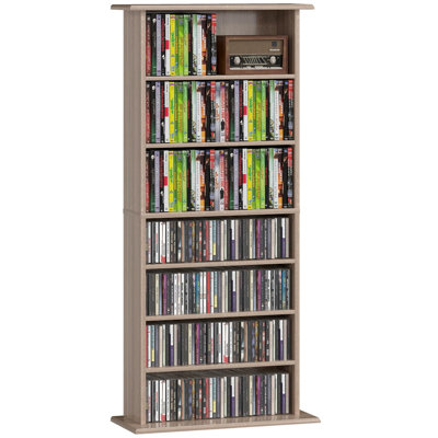 Engineered Wood 126.3cm H Media Shelves