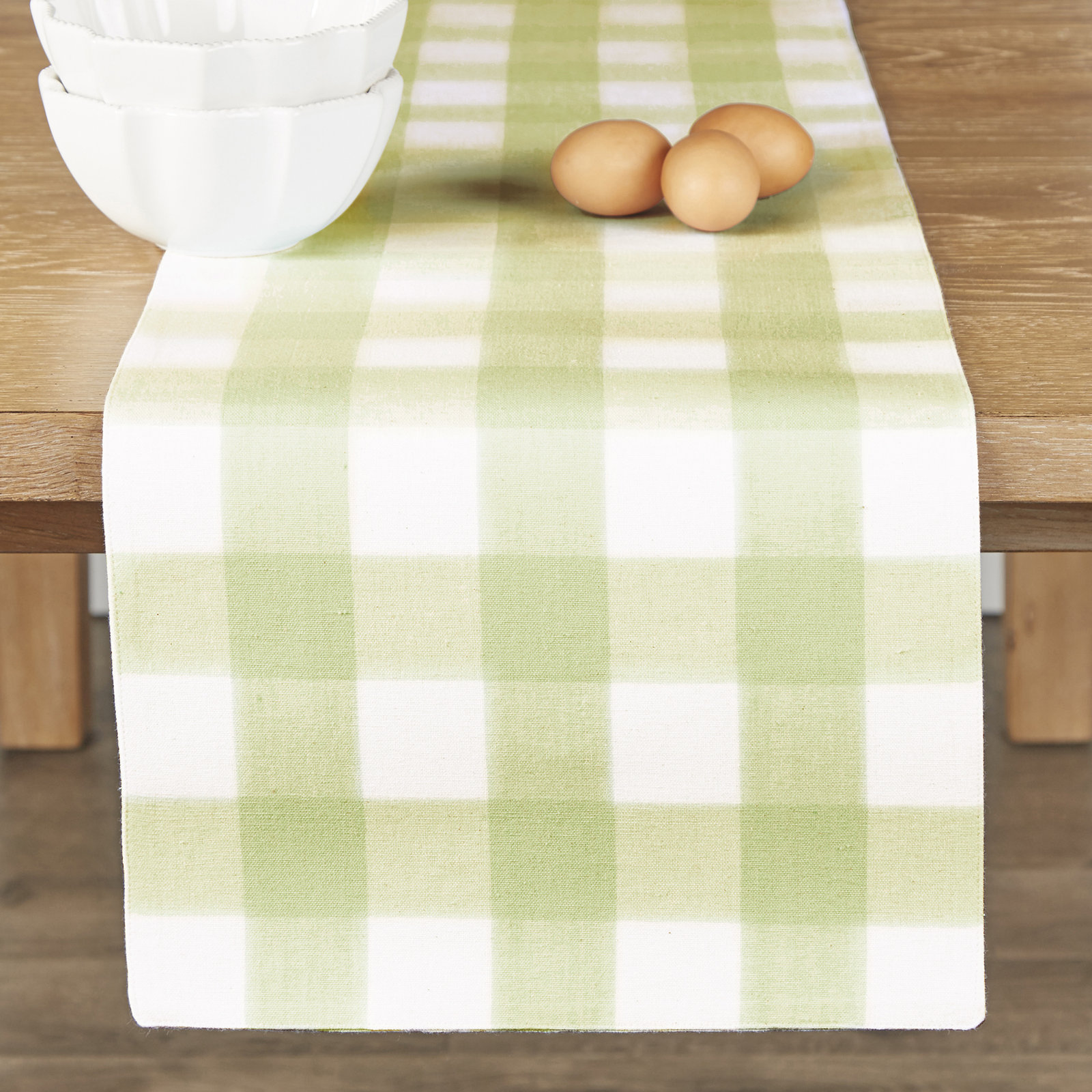 Loa 72" Table Runner, Green