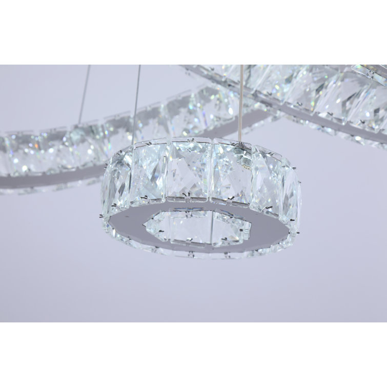 Wade Logan® Ariabella 5 - Light Dimmable LED Chandelier & Reviews