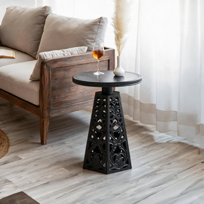 24.02" H Small Round End Table