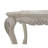 Dresden Bone White Finish End Table