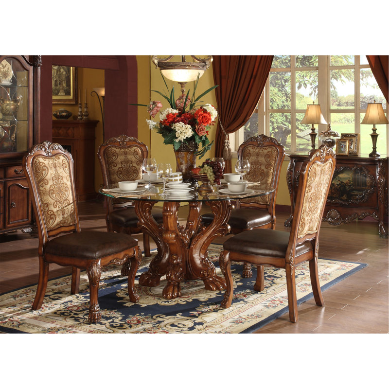 Ensemble de 2 chaises d'appoint en chêne et cerisier avec pattes Vintage