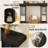 54" Narrow Console Table Sofa Table with Back Hidden Storage-1191171081