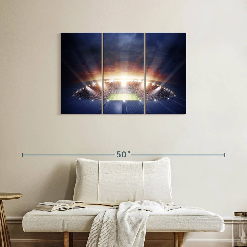 Lumières du stade de football Sireci, H 24 po x l 38 po