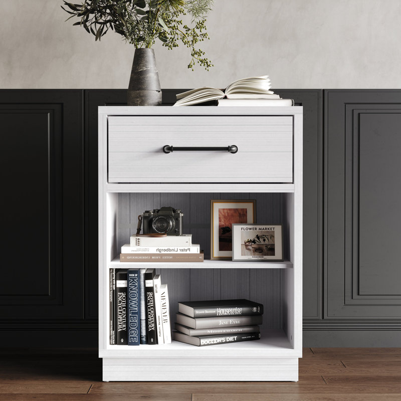 Armoire avec un tiroir en blanc, White