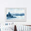 Frozen Winter Lake - Single Picture Frame Painting-175355364