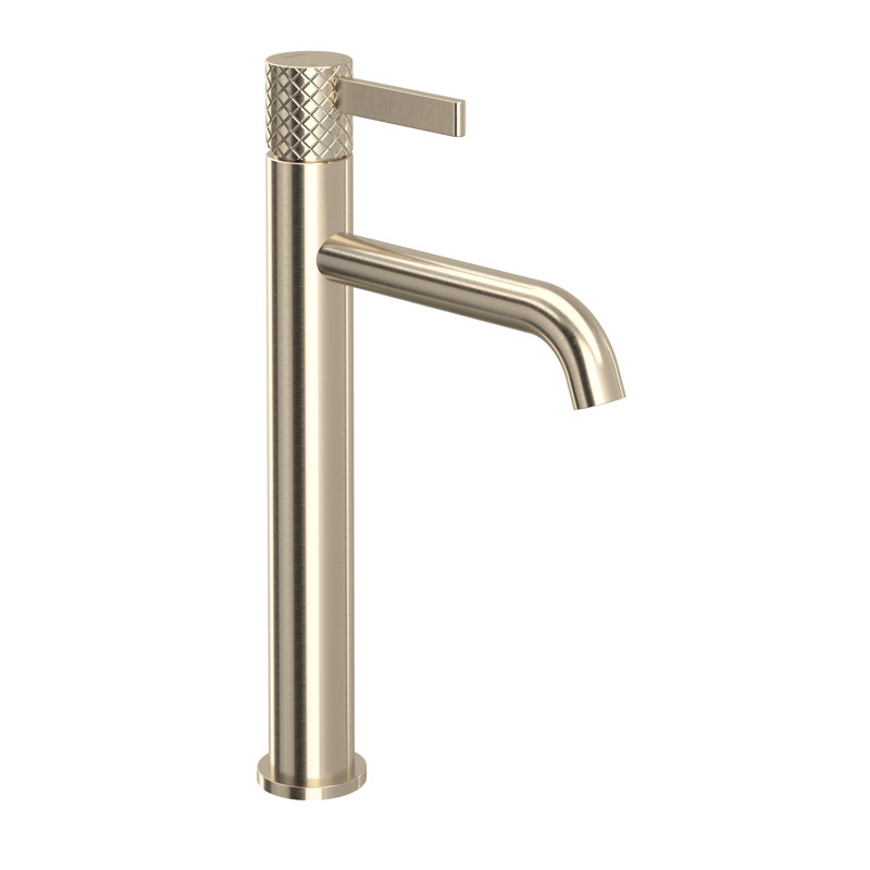 Tenerife Single Hole Bathroom Faucet, Satin Nickel