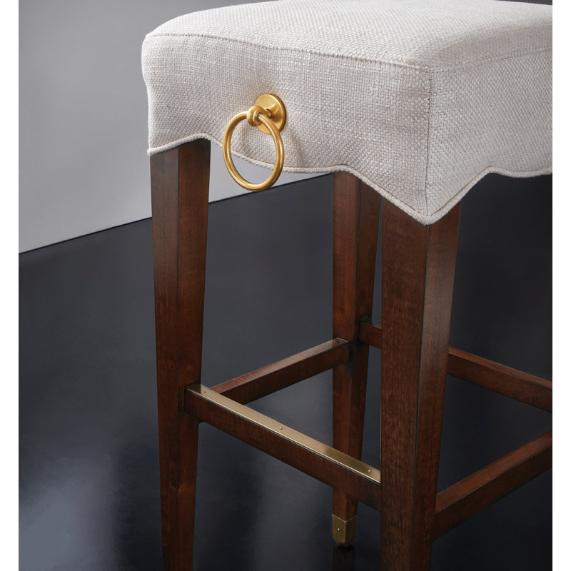 Tabouret de bar et de comptoir Modern Modern, Tabouret de comptoir (siège d’une hauteur de 24, Brun, Rouge