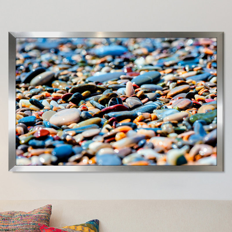 « rocks 4 », reproduction de photo encadrée, H 35,5 po x l 51,5 po x P 0,75 po