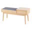 Himmel Polyester Blend Upholstered Storage Bench-151324004