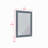 Bernharda 22 in. W x 32 in. H Modern & Contemporary Rectangular Framed Surface-Mount Bathroom Vanity Mirror in Charcoal Gray-1368959435-1368959445